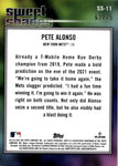 2022 Pete Alonso Topps SWEET SHADES GOLD 62/75 #SS-11 New York Mets