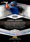 2021 Gabriel Moreno Panini Prizm Draft Picks PROSPECTS SILVER AUTO AUTOGRAPH #P-GM Toronto Blue Jays