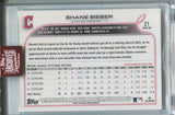 2023 Shane Bieber Topps Archives Signature Series AUTO 74/99 AUTOGRAPH #21 Cleveland Guardians