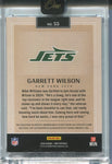 2024 Garrett Wilson Panini One QUAD PATCH AUTO 53/99 AUTOGRAPH RELIC #55 New York Jets
