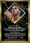 2024 Sam Perkins Leaf In the Game Used PURPLE LEAF GOLD STARS AUTO 2/7 AUTOGRAPH #LGS-SP1 Dallas Mavericks