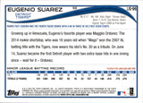 2014 Eugenio Suarez Topps Update WALMART BLUE ROOKIE RC #US-96 Detroit Tigers