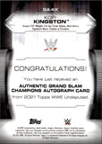 2021 Kofi Kingston Topps WWE Undisputed GRAND SLAM CHAMPIONS AUTO 145/199 AUTOGRAPH #GA-KK Monday Night Raw