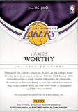 2016-17 James Worthy Panini Immaculate HERALDED SIGNATURES AUTO 13/99 AUTOGRAPH #HS-JWO Los Angeles Lakers HOF