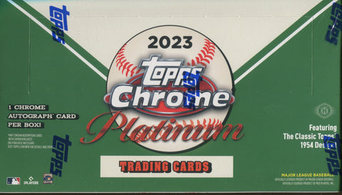 2023 Topps Chrome Platinum Anniversary Baseball Hobby, Box