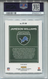 2022 Jameson Williams Donruss Optic ROOKIE DOWNTOWN RC PSA 10 #DTJW Detroit Lions 5473