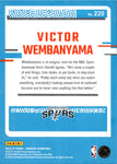 2023-24 Victor Wembanyama Panini Donruss ROOKIE San Antonio Spurs #220 3