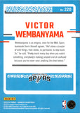 2023-24 Victor Wembanyama Panini Donruss ROOKIE San Antonio Spurs #220 3