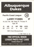 1982 Albuquerque Dukes TCMA COMPLETE 27 CARD SET W/ John Franco & Orel Hershiser #1-27