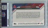 2024 Tyler O'Neill Topps Now PURPLE 5 CONSECUTIVE OPENING DAY HR 20/25 PSA 9 #14 Boston Red Sox 1117