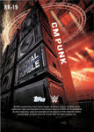 2025 CM Punk Topps ROYAL RUMBLE GOLD 49/50 #RR-19 Monday Night Raw