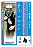 2025 Tetairoa McMillan Panini Donruss GREEN RATED ROOKIE AUTO AUTOGRAPH #314 Carolina Panthers