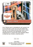 2023 Becky Lynch Panini Chronicles DONRUSS OPTIC BLUE 39/99 #368 Monday Night Raw