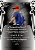 2023 River Ryan Leaf Trinity GREEN FOIL ROOKIE AUTO 15/25 AUTOGRAPH RC #BA-RR1 Los Angeles Dodgers