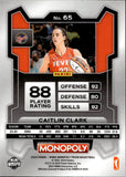 2024 Caitlin Clark Panini Prizm Monopoly PRIZM ROOKIE RC #65 Indiana Fever 3