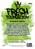 2021 DeVonta Smith Skybox Metal Universe Champions ROOKIE FRESH FOUNDATION PRECIOUS METAL GEMS ORANGE 079/100 RC #FF12 Philadelphia Eagles