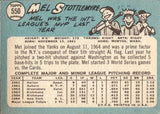 1965 Mel Stottlemyre Topps #550 New York Yankees BV $50 4