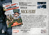 2024 Nick Fury Upper Deck Marvel Masterpieces '92 Platinum #64 FIRST COVER APPEARANCE LENTICULAR