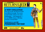 2023 A New Challenge Topps Chrome Star Wars Sapphire Edition GREEN 54/60 #61 Return of the Jedi