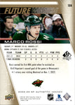 2022-23 Marco Rossi Upper Deck SP Authentic LIMITED GOLD FUTURE WATCH ROOKIE 46/99 RC #104 Minnesota Wild