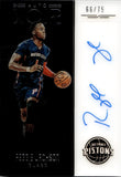 2016-17 Reggie Jackson Panini Noir AUTO 66/75 AUTOGRAPH #69 Detroit Pistons