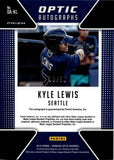 2018 Kyle Lewis Donruss Optic BLUE AUTO 08/50 AUTOGRAPH #OA-KL Seattle Mariners