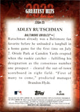 2023 Adley Rutschman Topps Series 1 BLUE 2022's GREATEST HITS ROOKIE RC #22GH-23 Baltimore Orioles