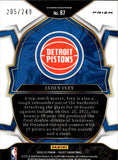 2022-23 Jaden Ivey Panini Select CONCOURSE BLUE SCOPE ROOKIE 205/249 RC #87 Detroit Pistons
