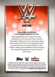 2026 Kairi Sane Topps Chrome WWE GEOMETRIC REFRACTOR AUTO AUTOGRAPH #BCA-KAS Monday Night Raw