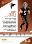 2022 Drake London Panini Phoenix AQUA ROOKIE 124/150 #107 Atlanta Falcons