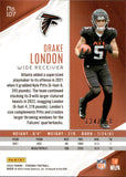 2022 Drake London Panini Phoenix AQUA ROOKIE 124/150 #107 Atlanta Falcons