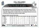 2022 Cal Raleigh Topps Chrome ROOKIE RC #149 Seattle Mariners 4