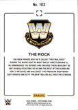 2024 The Rock Panini Photogenic WWE WEDGE 41/49 #102 WWE Legend