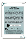 2021 Margaret Smith Court Topps Chrome ORANGE REFRACTOR ACES ROOKIE 16/25 RC #ACE-10 Tennis HOF