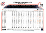 2022 Pedro Martinez Topps Update Series SP LEGEND VARIATION #US50 Boston Red Sox HOF