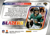 2022 Trevor Lawrence Donruss Optic BLAZERS #B-8 Jacksonville Jaguars