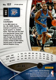 2020-21 James Harden Panini Spectra INTERSTELLAR SPECTRACULAR DEBUT 38/49 #158 Oklahoma City Thunder