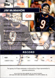 2024 Jim McMahon Topps Finest FLASHBACKS RED GEOMETRIC REFRACTOR AUTO 1/5 AUTOGRAPH #FBA-JM Chicago Bears
