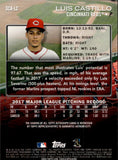2018 Luis Castillo Topps Stadium Club AUTO AUTOGRAPH #SCA-LC Cincinnati Reds