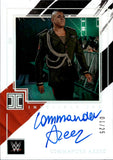 2022 Commander Azeez Panini Impeccable INDELIBLE INK HOLO SILVER AUTO 1/25