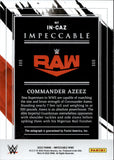 2022 Commander Azeez Panini Impeccable INDELIBLE INK HOLO SILVER AUTO 1/25