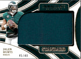 2024 Jalen Hurts Panini Immaculate Collection STANDARD JERSEY 45/49 #SJ-JHS Philadelphia Eagles
