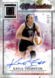 2025 Kayla Thornton Panini Impeccable WNBA WATERCOLOR SIGNATURES AUTO 33/99 AUTOGRAPH #WC-KT Golden State Valkyries