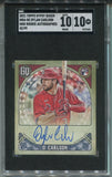 2021 Dylan Carlson Topps Gypsy Queen MINI ROOKIE AUTO 42/99 AUTOGRAPH RC SGC 10/10 #MRA-DC St. Louis Cardinals 7663