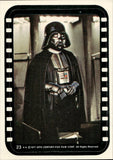 1977 Dave Prowse as Darth Vader Topps Star Wars STICKER #23 2