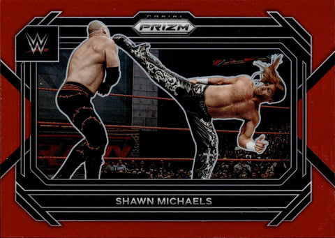 2023 Shawn Michaels Panini Prizm WWE RED PRIZM 267/299 #79 WWE Legend