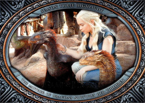 2022 The Mother of Dragons Nurtures Her Children Rittenhouse Game of Thrones THE COMPLETE SERIES VOLUME 2 GOLD 24/50 #27