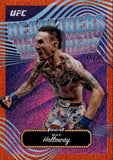 2024 Max Holloway Topps Finest UFC HEADLINERS ORANGE GLITTER REFRACTOR 45/75 #HDL-6 Featherweight