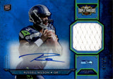 2012 Russell Wilson Topps Triple Threads ROOKIE SAPPHIRE JERSEY AUTO 09/10 AUTOGRAPH RELIC #TTRAR-50 Seattle Seahawks