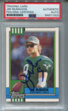 1990 Jim McMahon Topps Traded PSA/DNA AUTHENTIC AUTO AUTOGRAPH #111T Philadelphia Eagles 1002